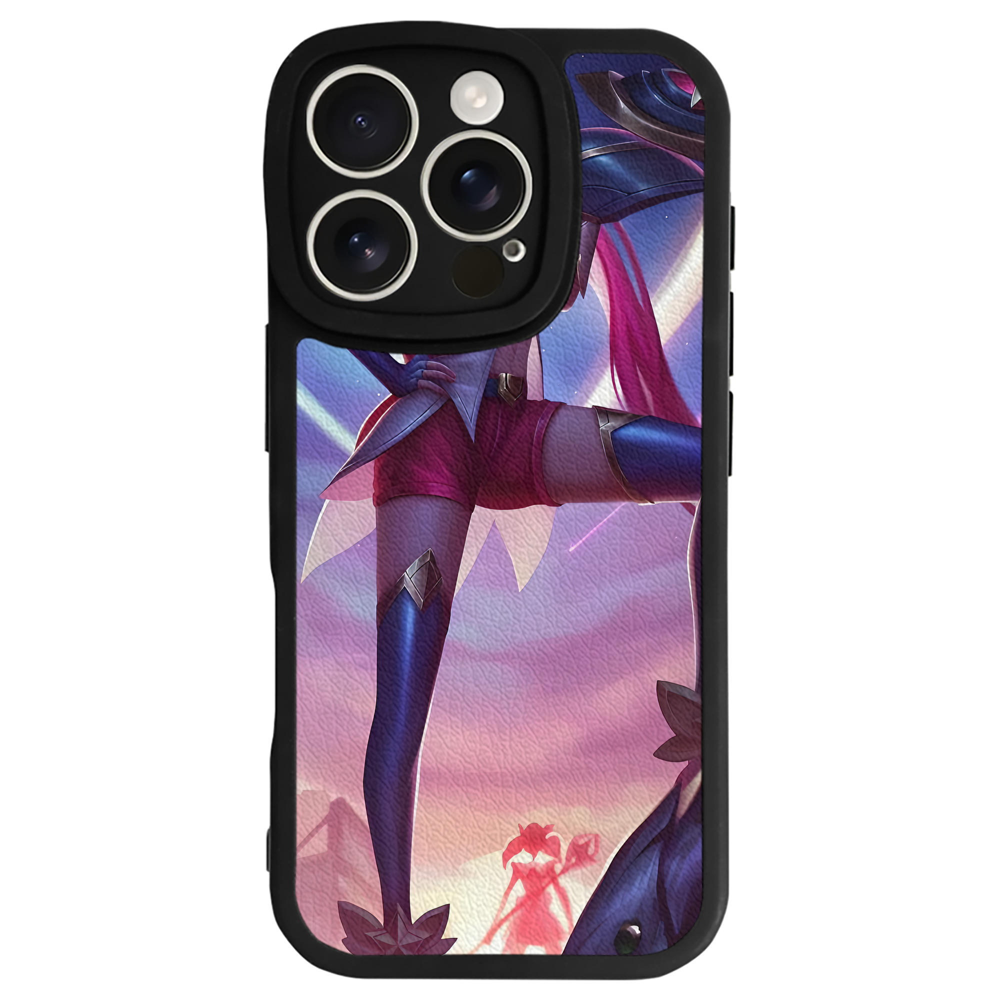 リーグ・オブ・レジェンド League of Legends LOL 【iPhone 16シリーズ対応】シリコンスマホケース（レザー調） 材質：シリコン